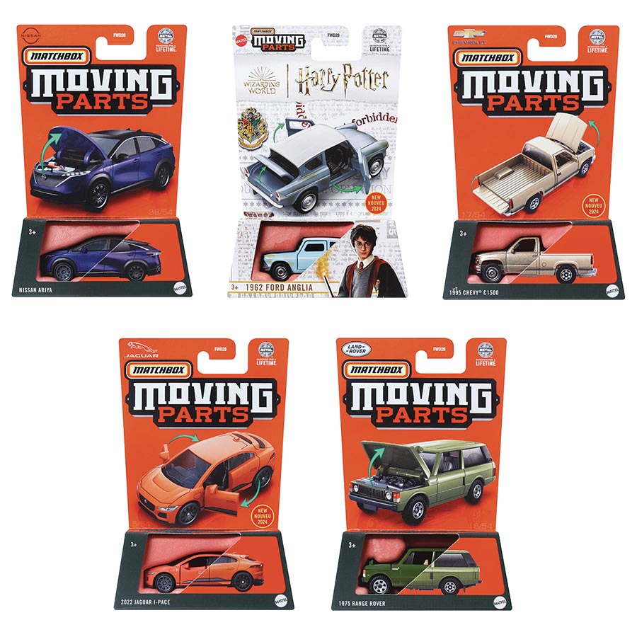 Matchbox 1/64 Scale Moving Parts Die-Cast Wave P Assortment Case