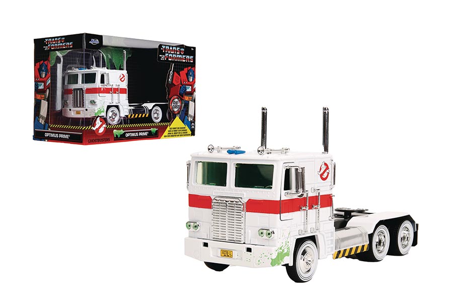 Transformers G1 Optimus Prime Ghostbusters Mashup 1/24 Scale Die-Cast Vehicle