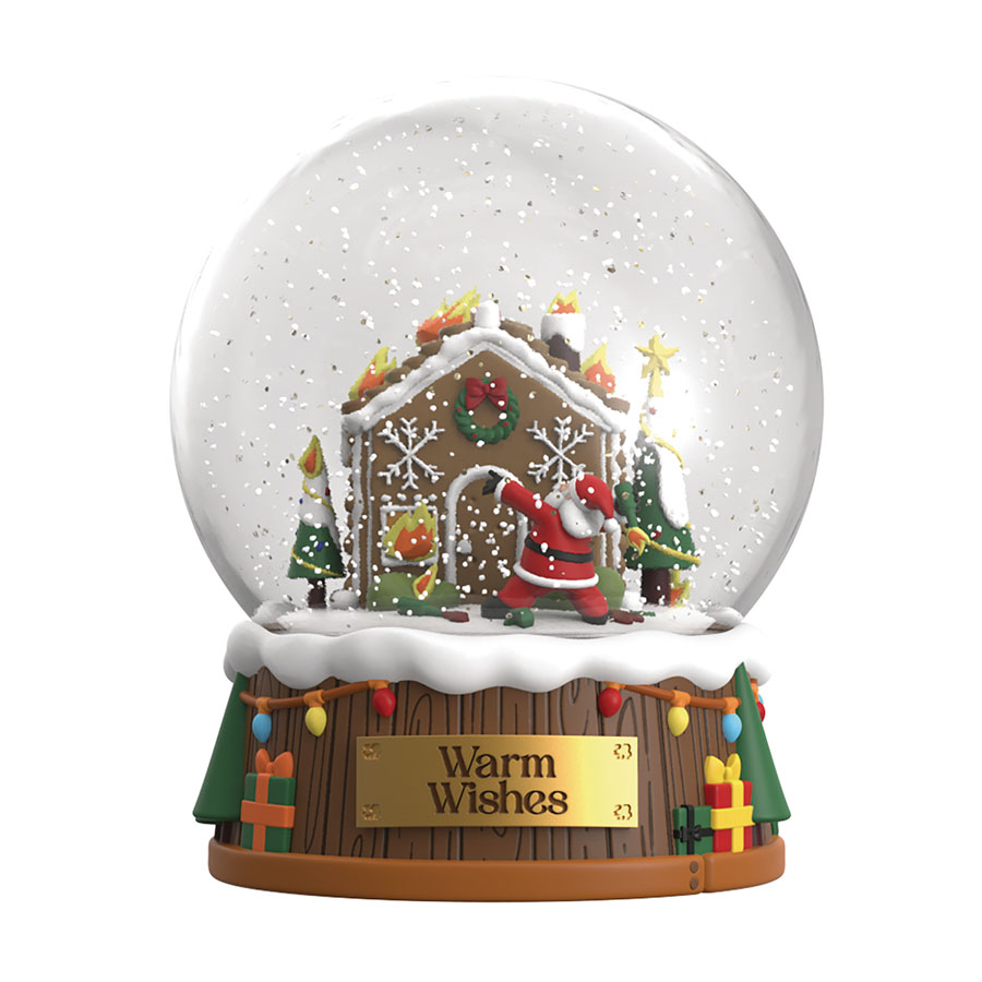 Warm Wishes 6-Inch Polystone Snowglobe