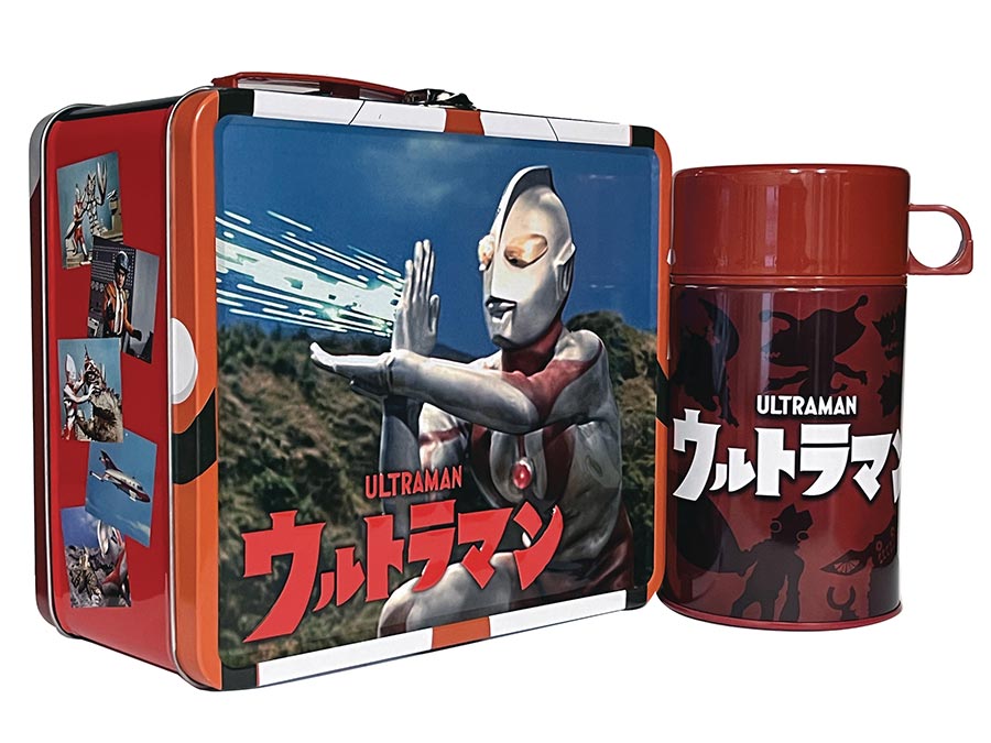 Tin Titans Ultraman Previews Exclusive Lunch Box With Beverage Container