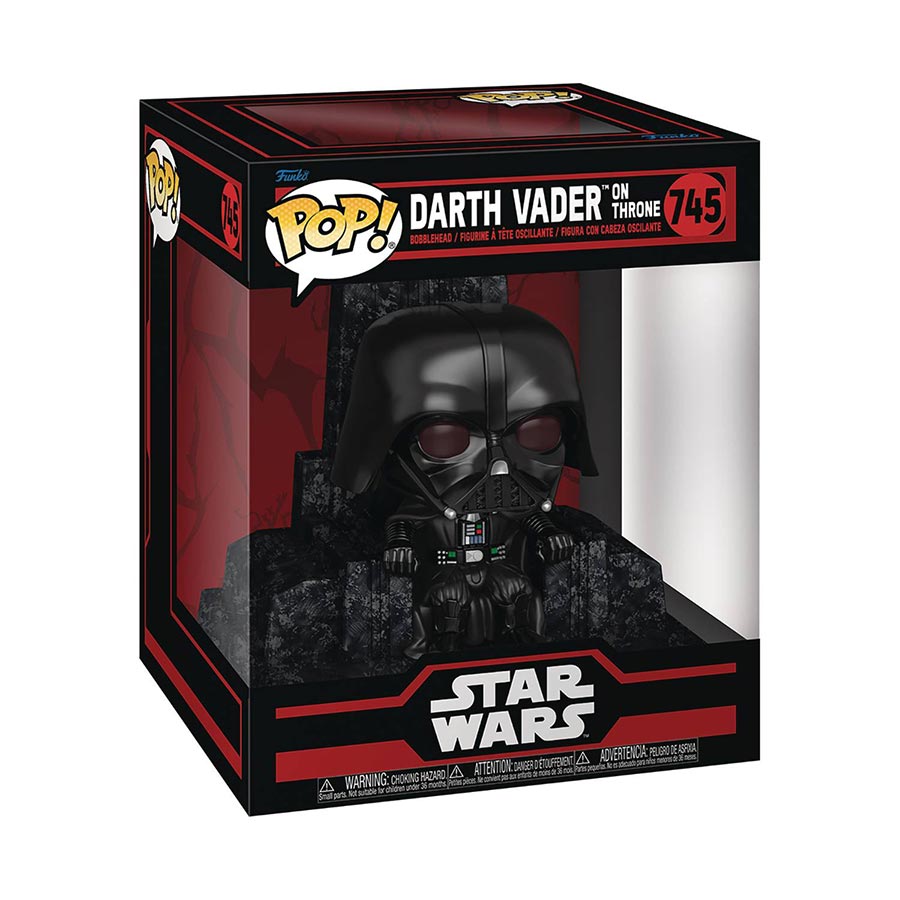 POP Deluxe Star Wars Darth Vader On Throne Vinyl Bobble Head