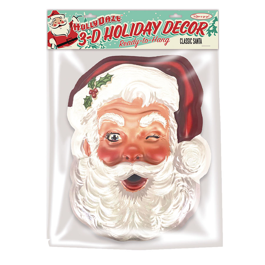 CLASSIC SANTA CLAUSE 3D WALL DECOR (C: 1-1-2)