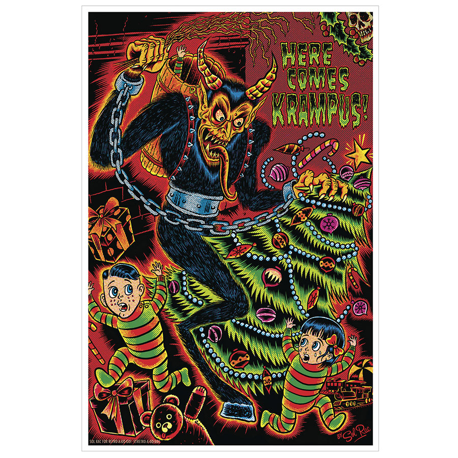 HERE COMES KRAMPUS PRINT (C: 1-1-2)