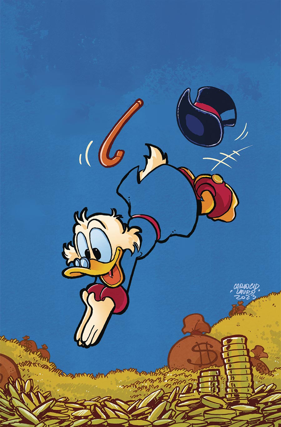 Ducktales Vol 5 #1 Cover R Incentive Carlo Lauro Virgin Cover