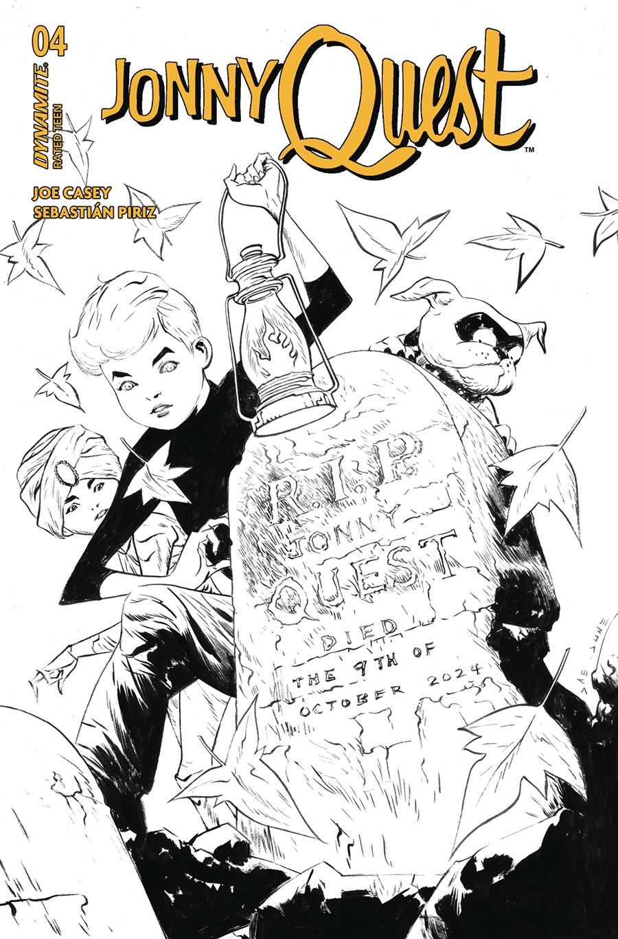 Jonny Quest Vol 2 #4 Cover H Incentive Jae Lee Line Art Cover