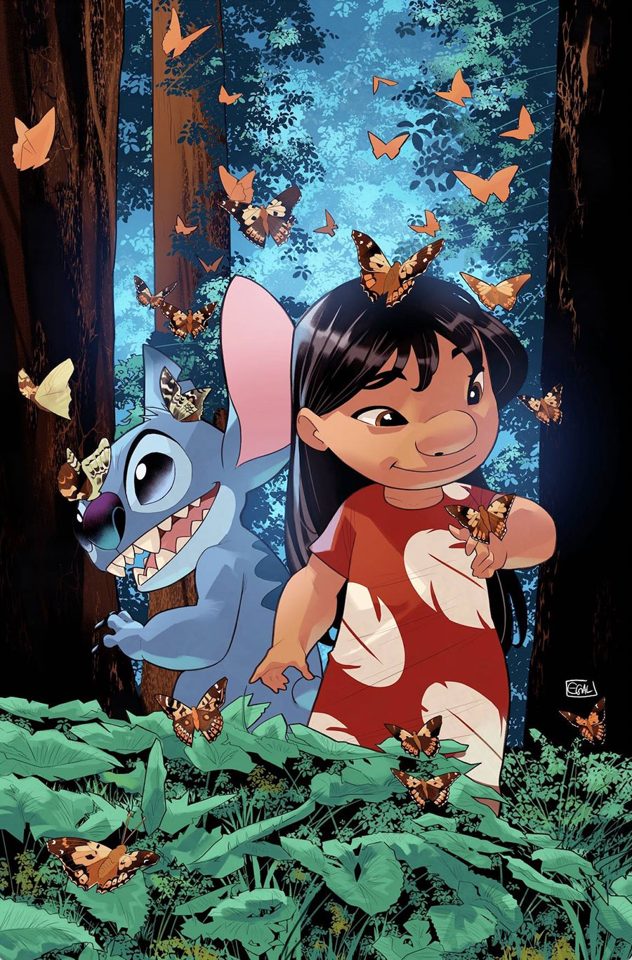 Lilo & Stitch #8 Cover G Incentive Edwin Galmon Virgin Cover