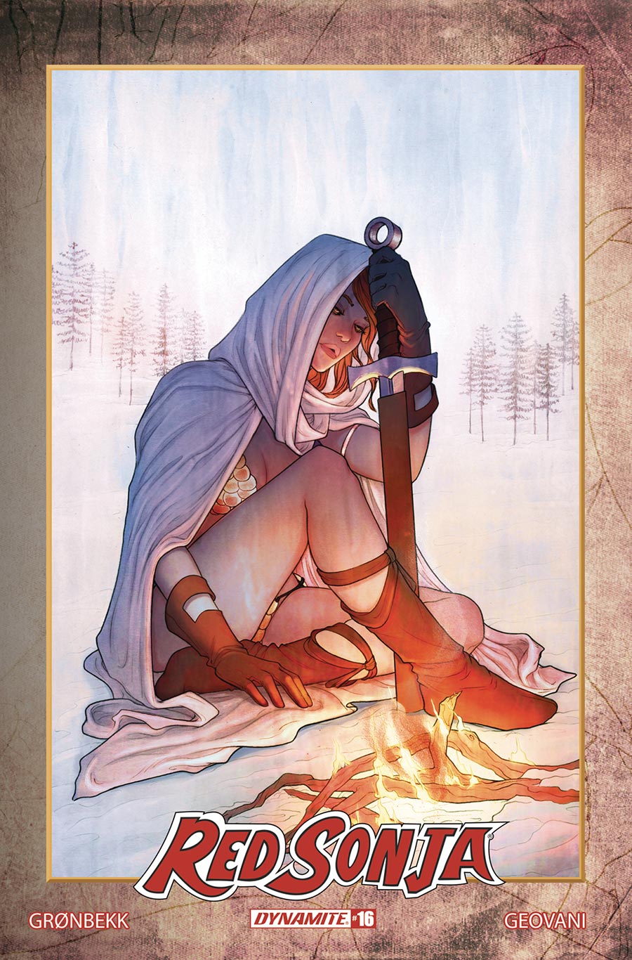 Red Sonja Vol 10 #16 Cover F Incentive Jenny Frison Modern Icon Variant Cover