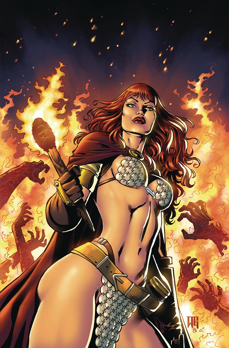 Red Sonja Vol 10 #16 Cover I Incentive Walter Geovani Virgin Cover