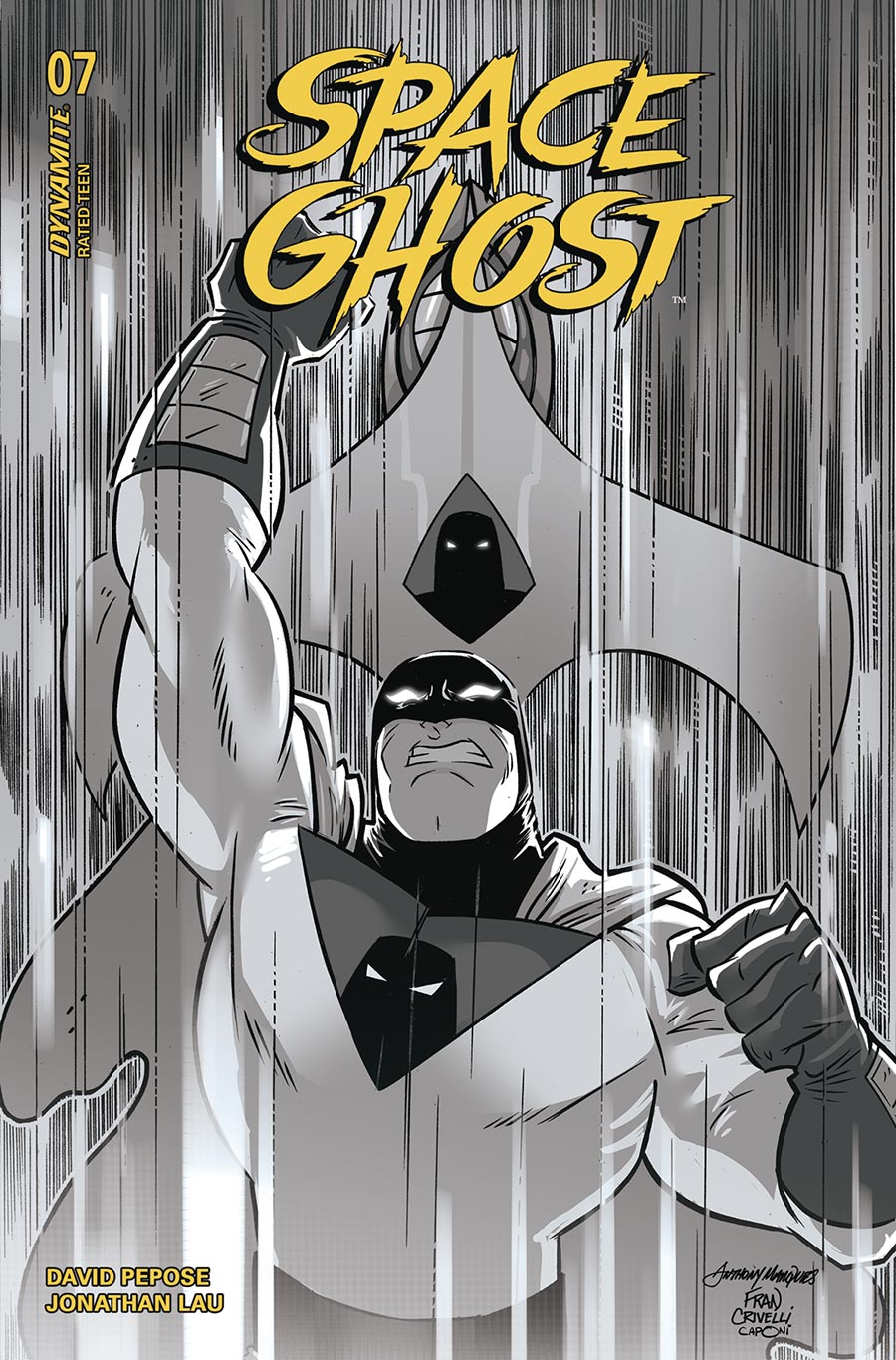 Space Ghost Vol 4 #7 Cover I Incentive Anthony Marques Line Art Cover