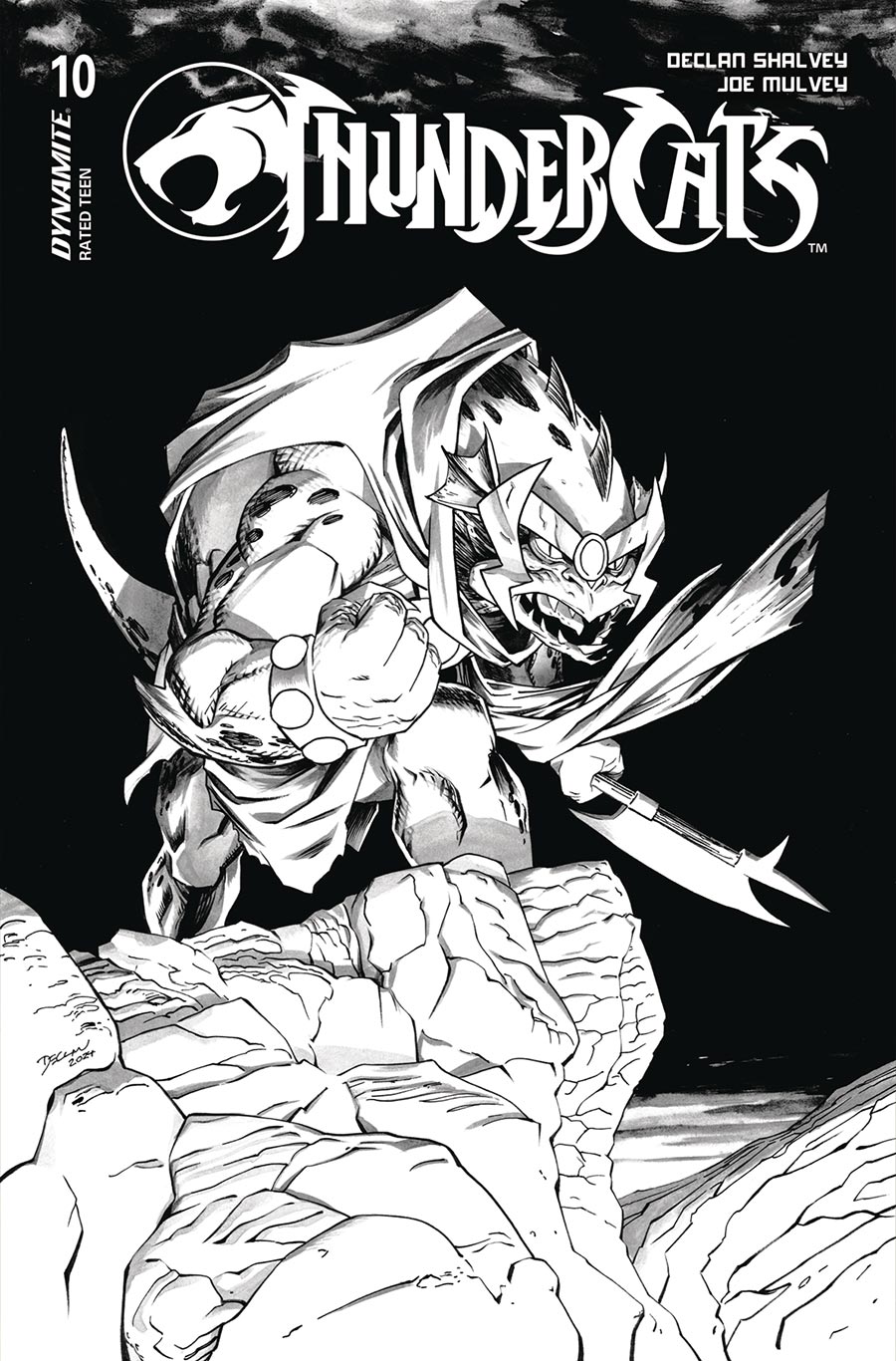 Thundercats Vol 3 #10 Cover J Incentive Declan Shalvey Line Art Cover