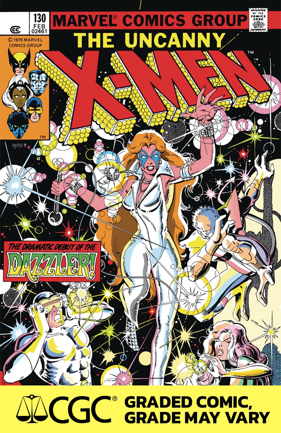 X-Men Vol 1 #130 Cover F Facsimile Edition Variant John Romita Jr Foil Cover DF CGC Graded 9.6 Or Higher