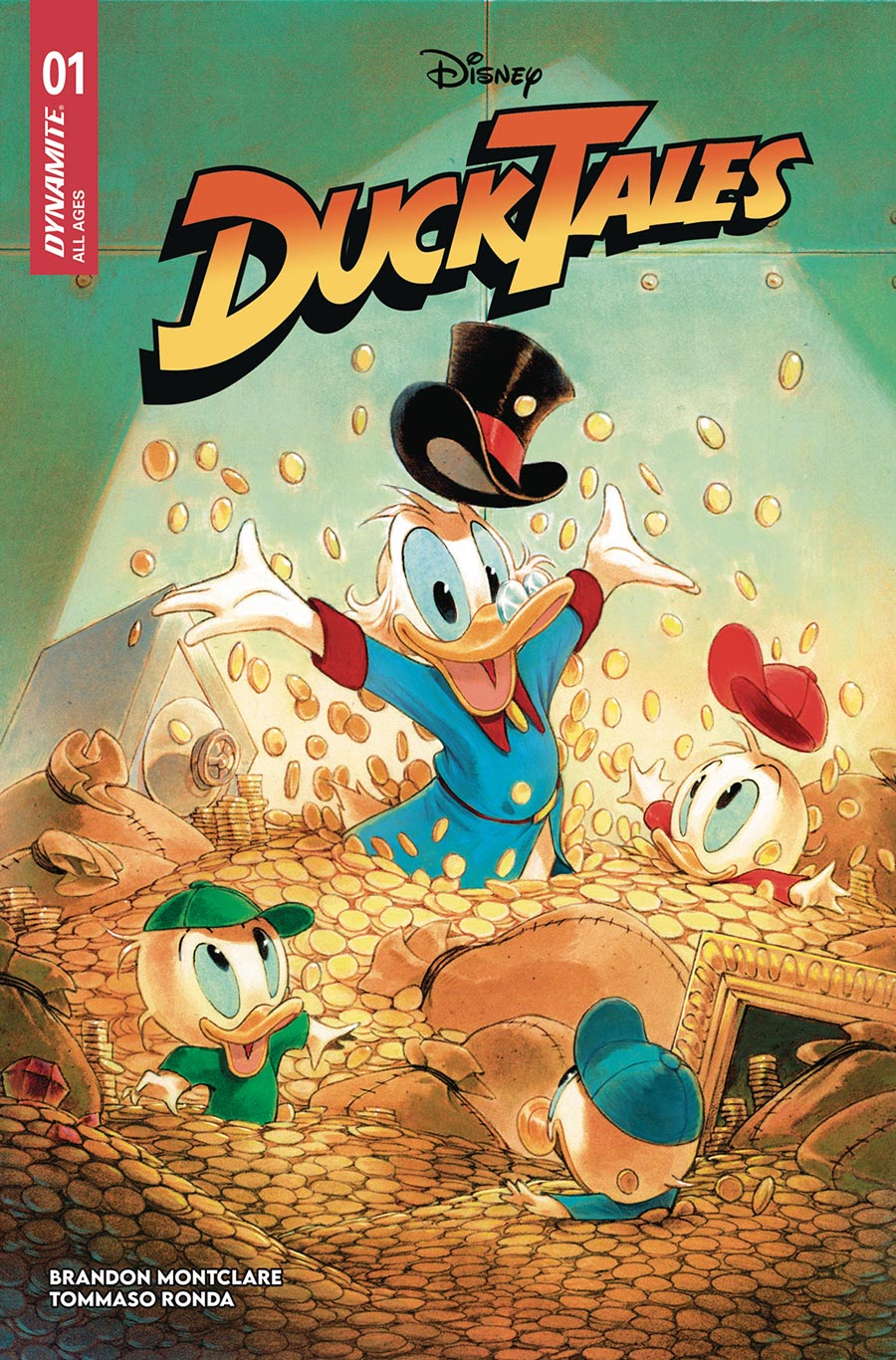 Ducktales Vol 5 #1 Cover F Variant Ivan Bigarella Foil Cover