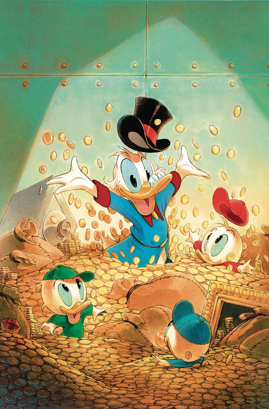 Ducktales Vol 5 #1 Cover G Variant Ivan Bigarella Foil Virgin Cover