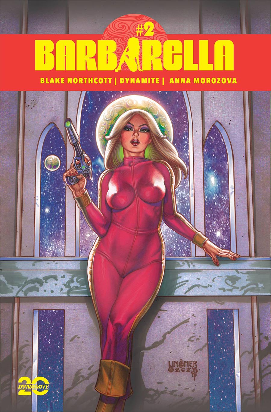 Barbarella Vol 3 #2 Cover E Dynamite Metal Premium Joseph Michael Linsner Cover