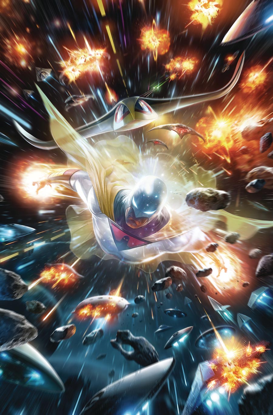 Space Ghost Vol 4 #7 Cover E Dynamite Metal Premium Francesco Mattina Cover