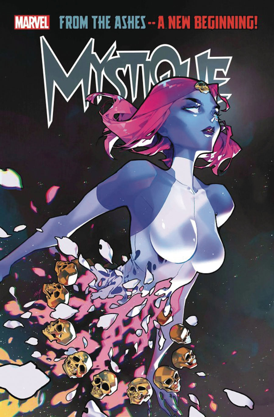 Mystique Vol 2 #1 Cover I DF Rose Besch Variant Cover Signed By Rose Besch