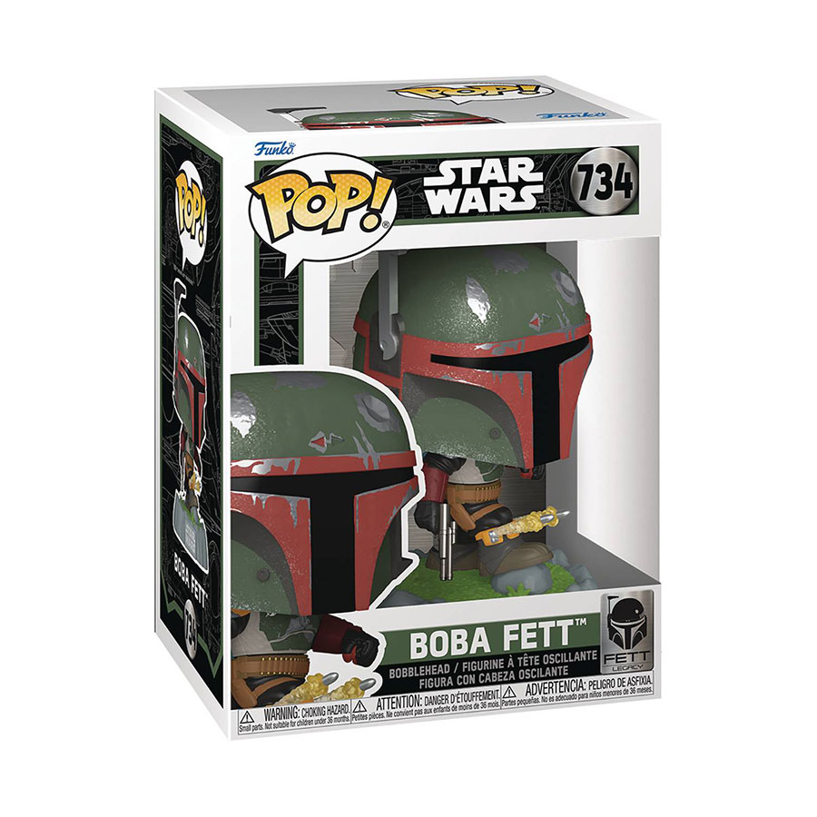 POP Star Wars Fett Legacy Boba Fett With Knee Rockets Vinyl Bobble Head