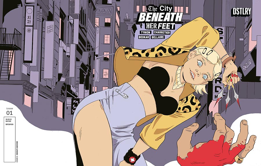 City Beneath Her Feet #1 Cover D Incentive Marley Zarcone Wraparound Variant Cover