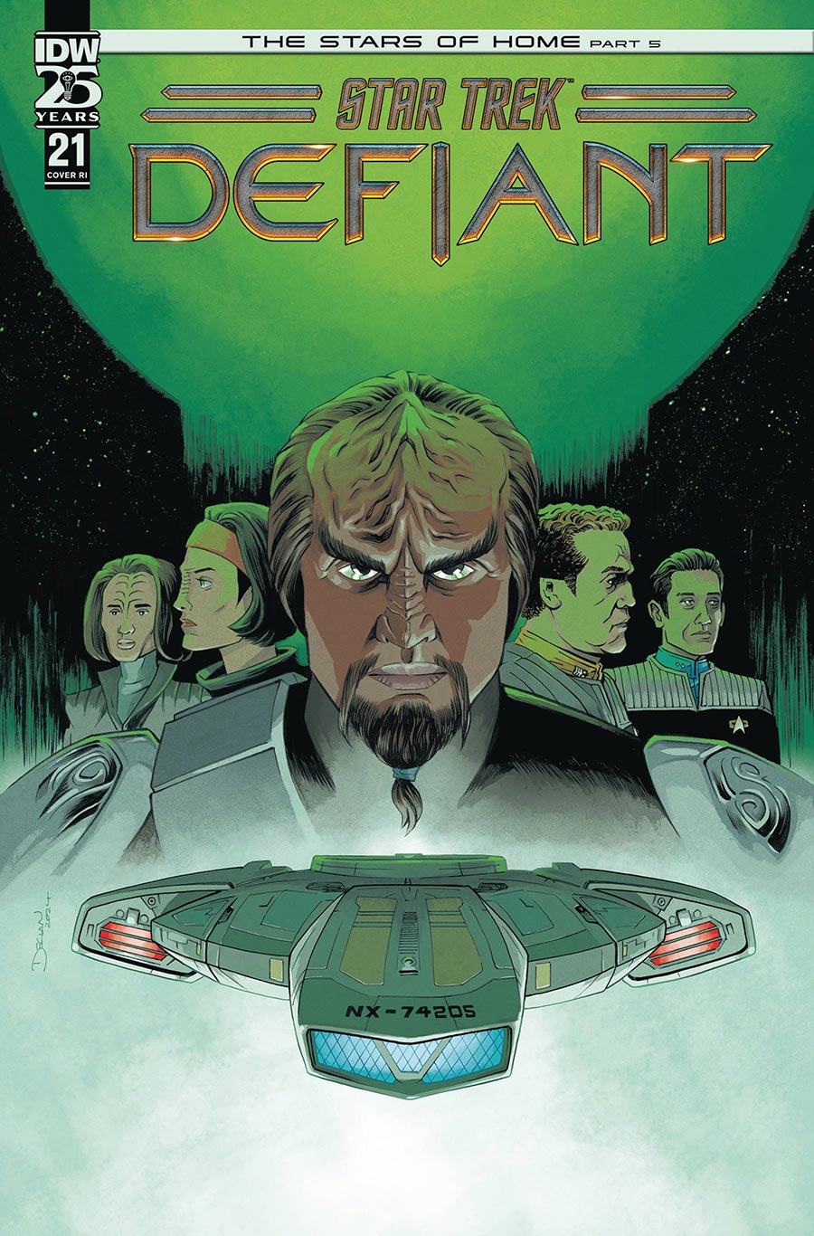 Star Trek Defiant #21 Cover C Incentive Declan Shalvey Variant Cover