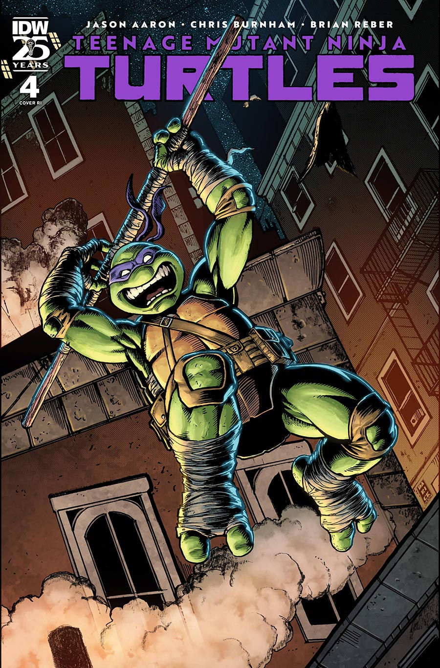 Teenage Mutant Ninja Turtles Vol 6 #4 Cover G Incentive Derek Robertson Variant Cover