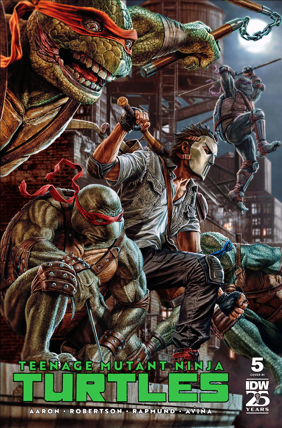 Teenage Mutant Ninja Turtles Vol 6 #5 Cover H Incentive Lee Bermejo Variant Cover