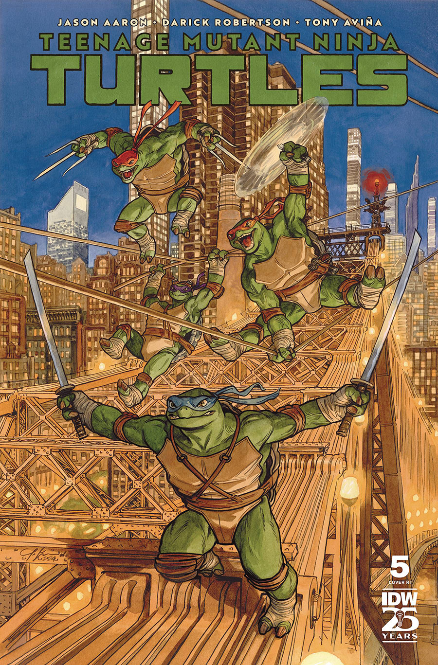 Teenage Mutant Ninja Turtles Vol 6 #5 Cover I Incentive Juanjo Guarnido Variant Cover