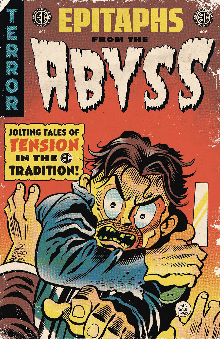 Epitaphs From The Abyss #5 Cover C Incentive Jay Stephens Homage Variant Cover (EC Comics)