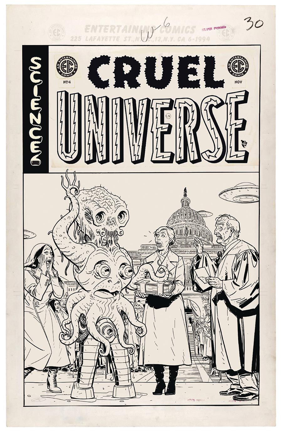 Cruel Universe #4 Cover D Incentive Kano Artist Edition Variant Cover (EC Comics)