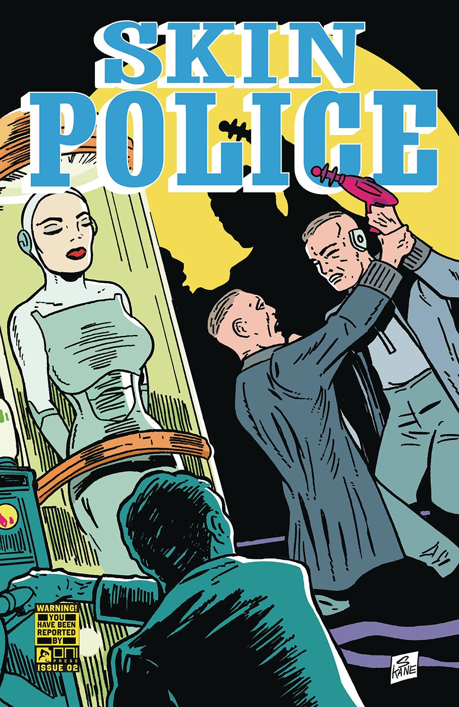 Skin Police #2 Cover C Incentive Shaky Kane Golden Age Variant Cover