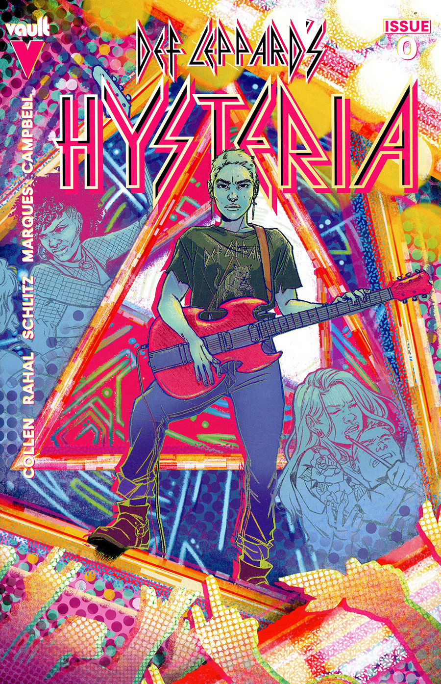 Def Leppards Hysteria #0 (One Shot) Cover A Regular Alex Schlitz & Adam Cahoon Card Stock Cover