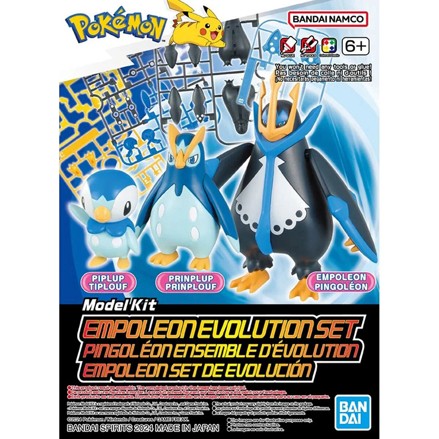 Pokemon Model Kit - Empoleon Evolution Set