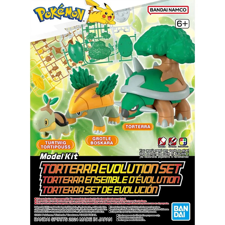 Pokemon Model Kit - Torterra Evolution Set