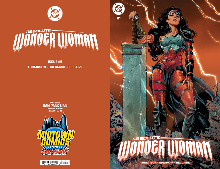 Absolute Wonder Woman #1  Midtown Exclusive Dan Panosian Connecting Variant Cover (DC All In)