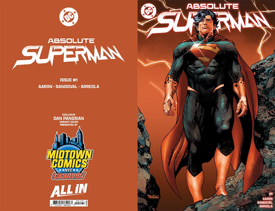 Absolute Superman #1  Midtown Exclusive Dan Panosian Connecting Variant Cover (DC All In)(Limit 1 Per Customer)