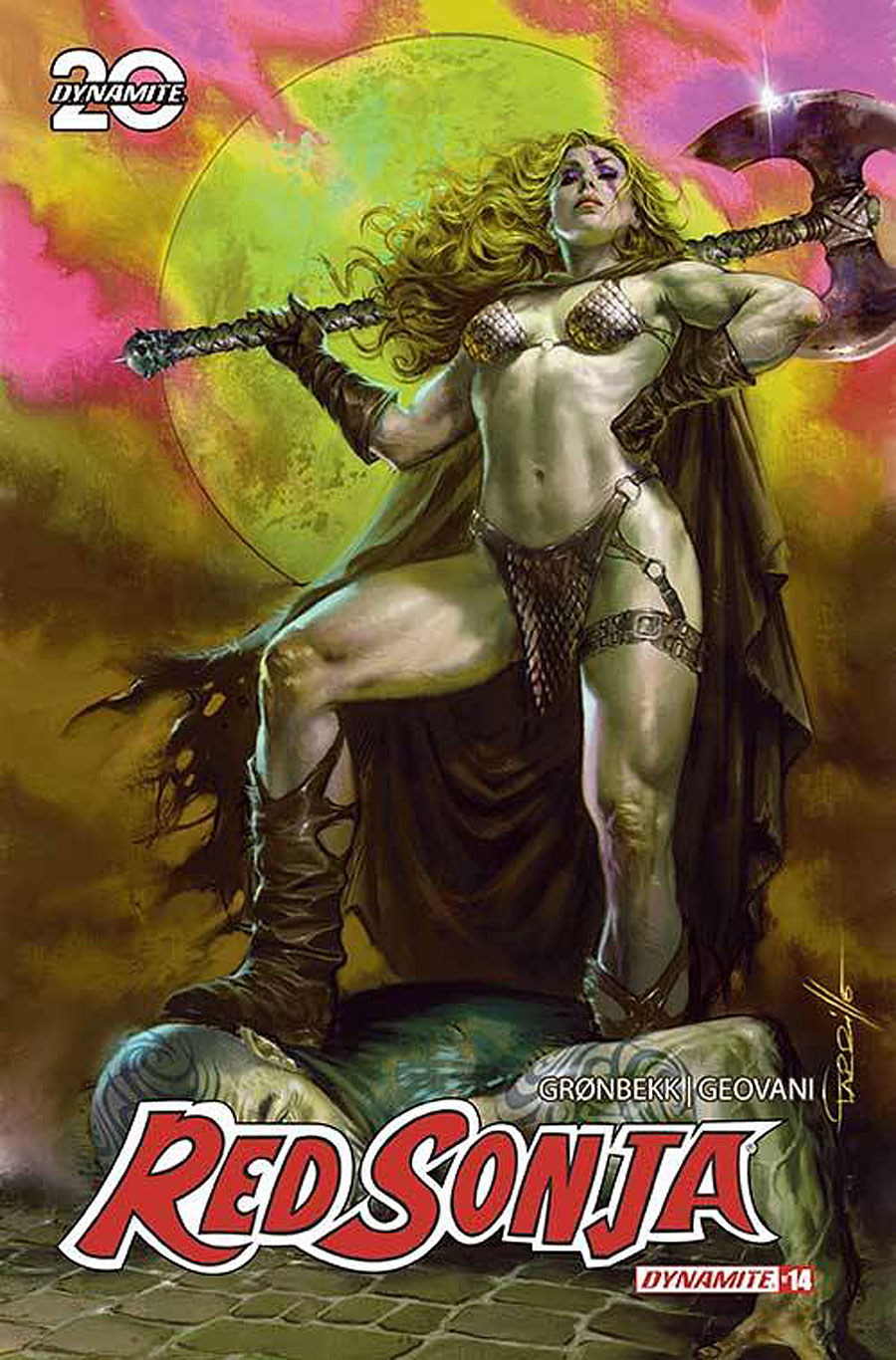 Red Sonja Vol 10 #14 Cover M Variant Lucio Parrillo Ultraviolet Cover