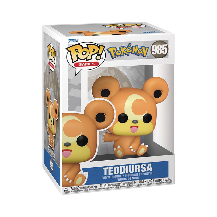 POP Games Pokemon Teddiursa Vinyl Figure