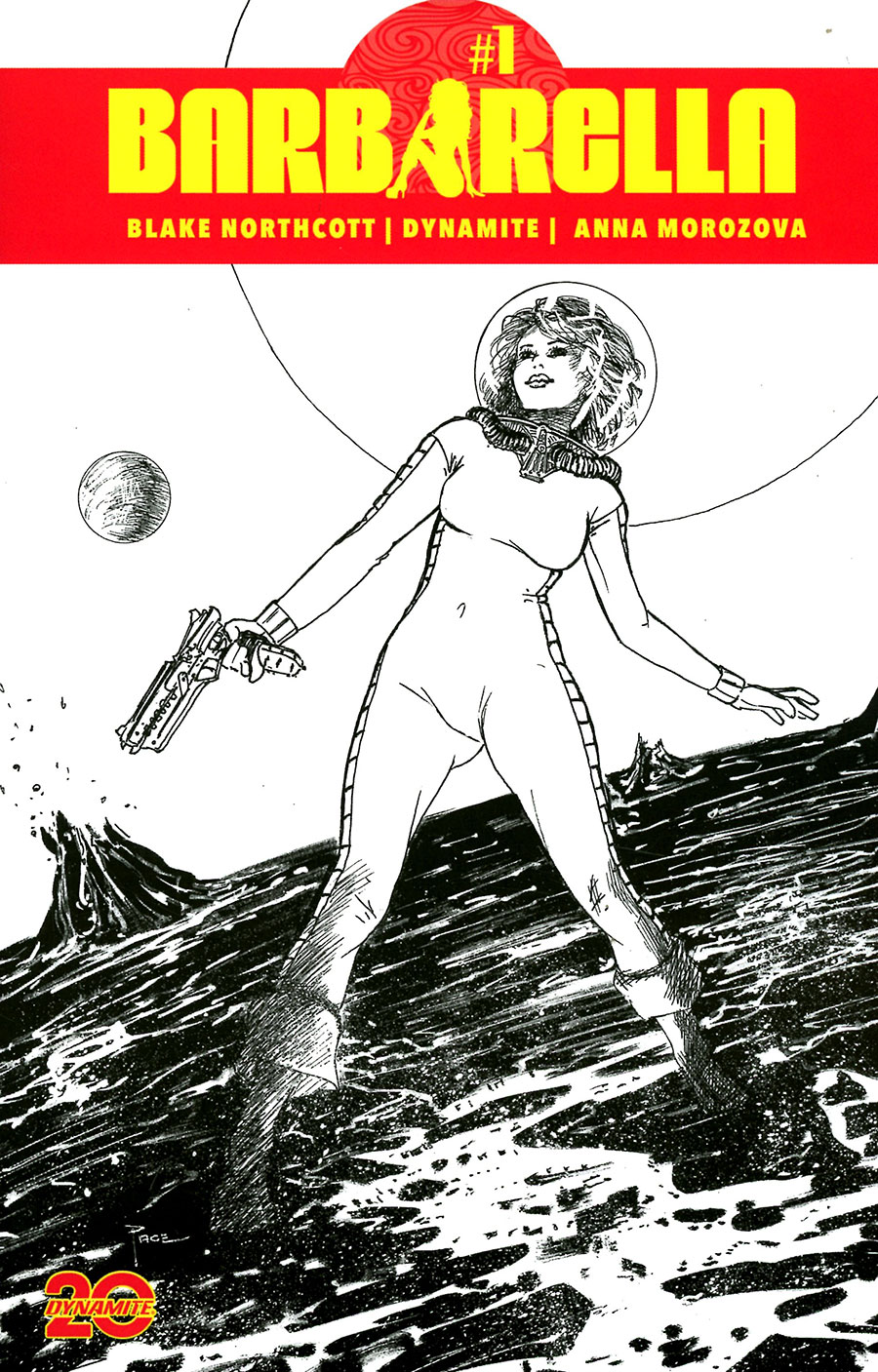 Barbarella Vol 3 #1 Cover U Incentive Richard Pace Line Art Cover