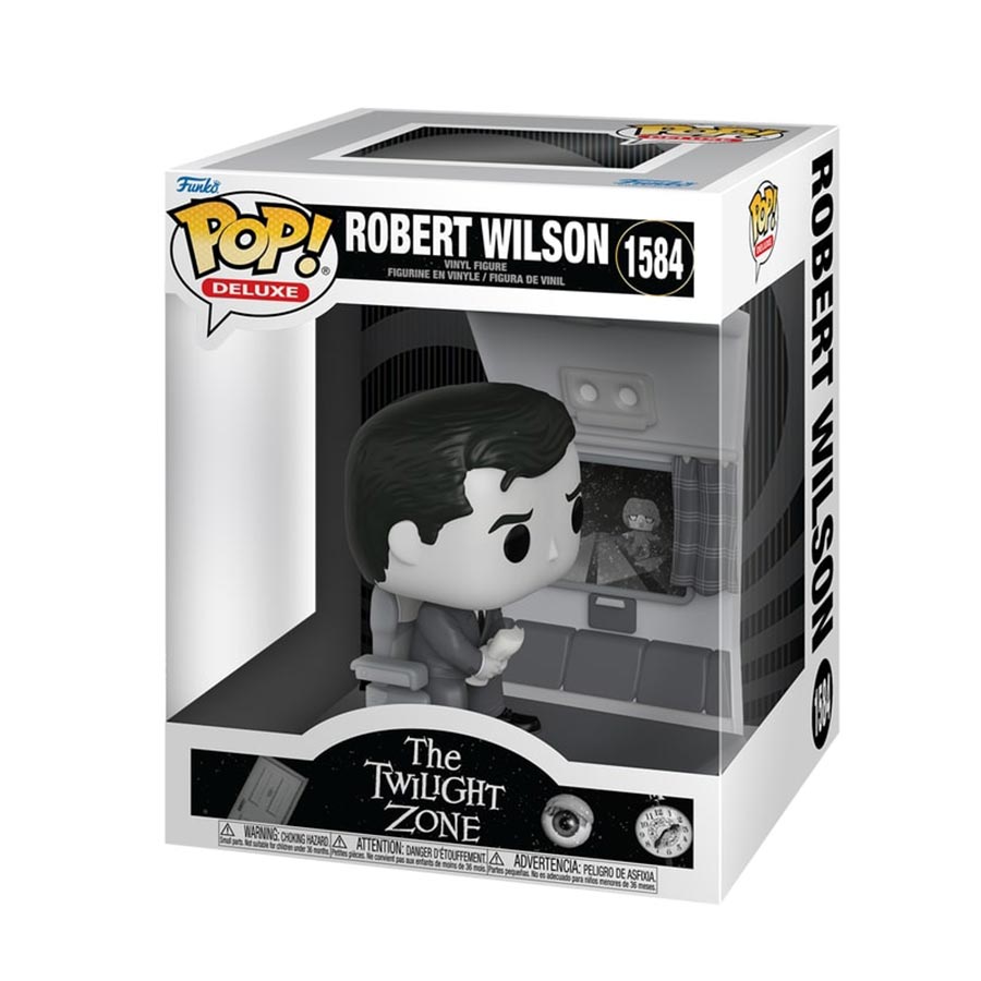 POP Deluxe Television Twilight Zone 1959 Mr Robert Wilson Vinyl Figure