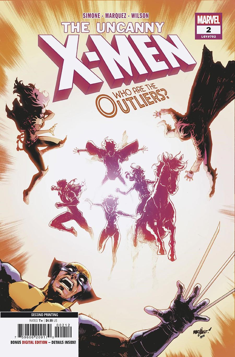 Uncanny X-Men Vol 6 #2 Cover F 2nd Ptg David Marquez Variant Cover