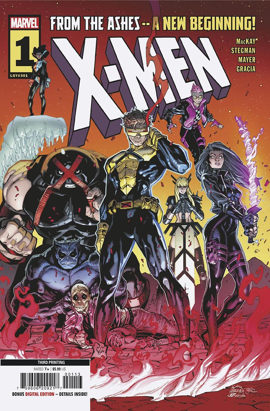 X-Men Vol 7 #1 Cover O 3rd Ptg Ryan Stegman Variant Cover