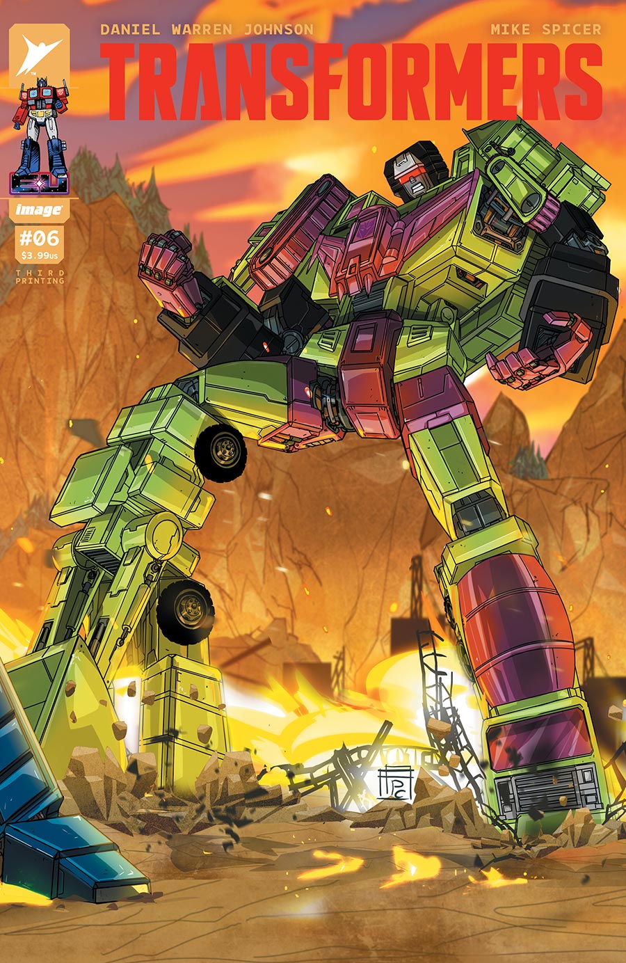 Transformers Vol 5 #6 Cover H 3rd Ptg