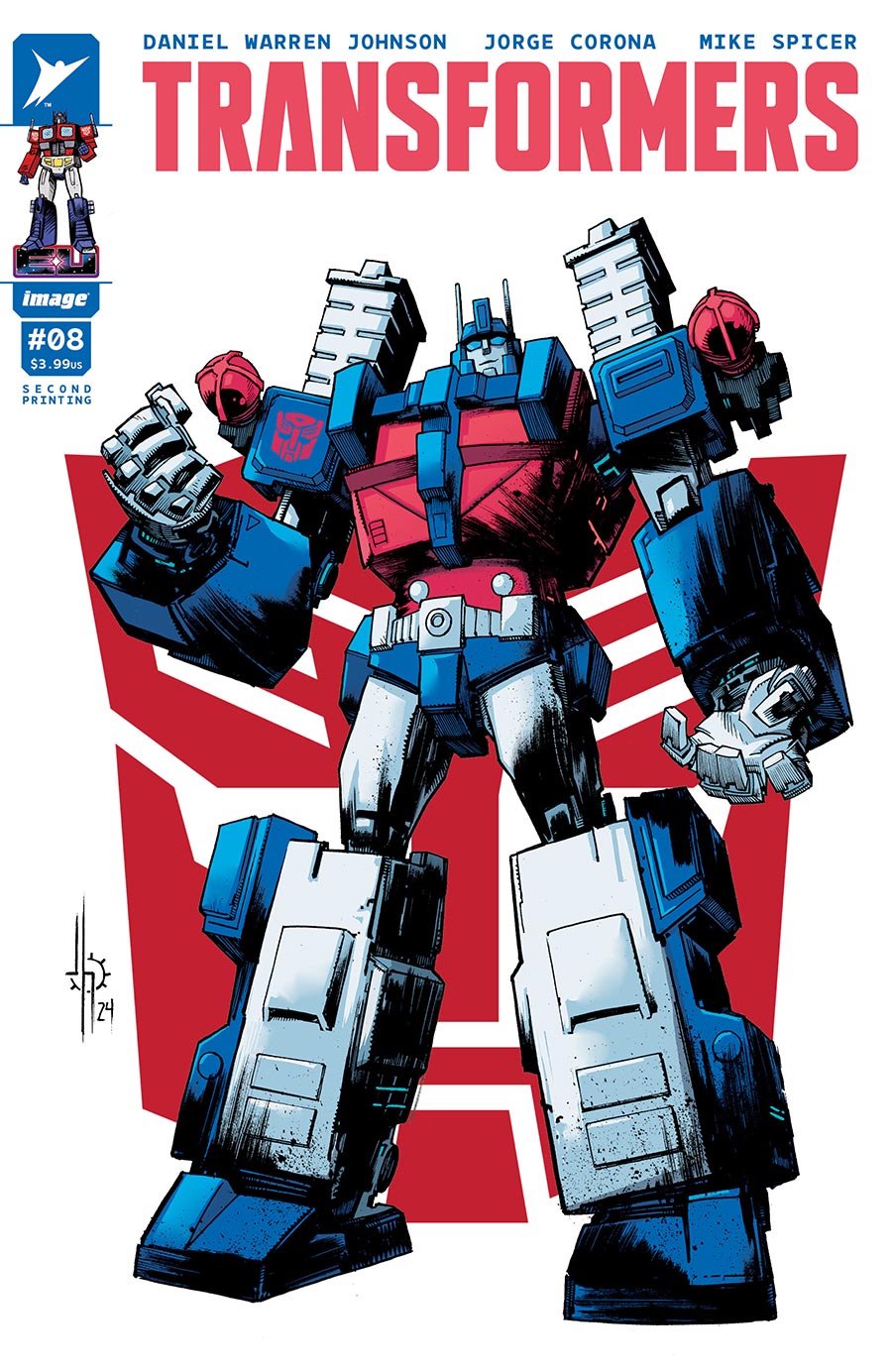 Transformers Vol 5 #8 Cover G 2nd Ptg B Autobot