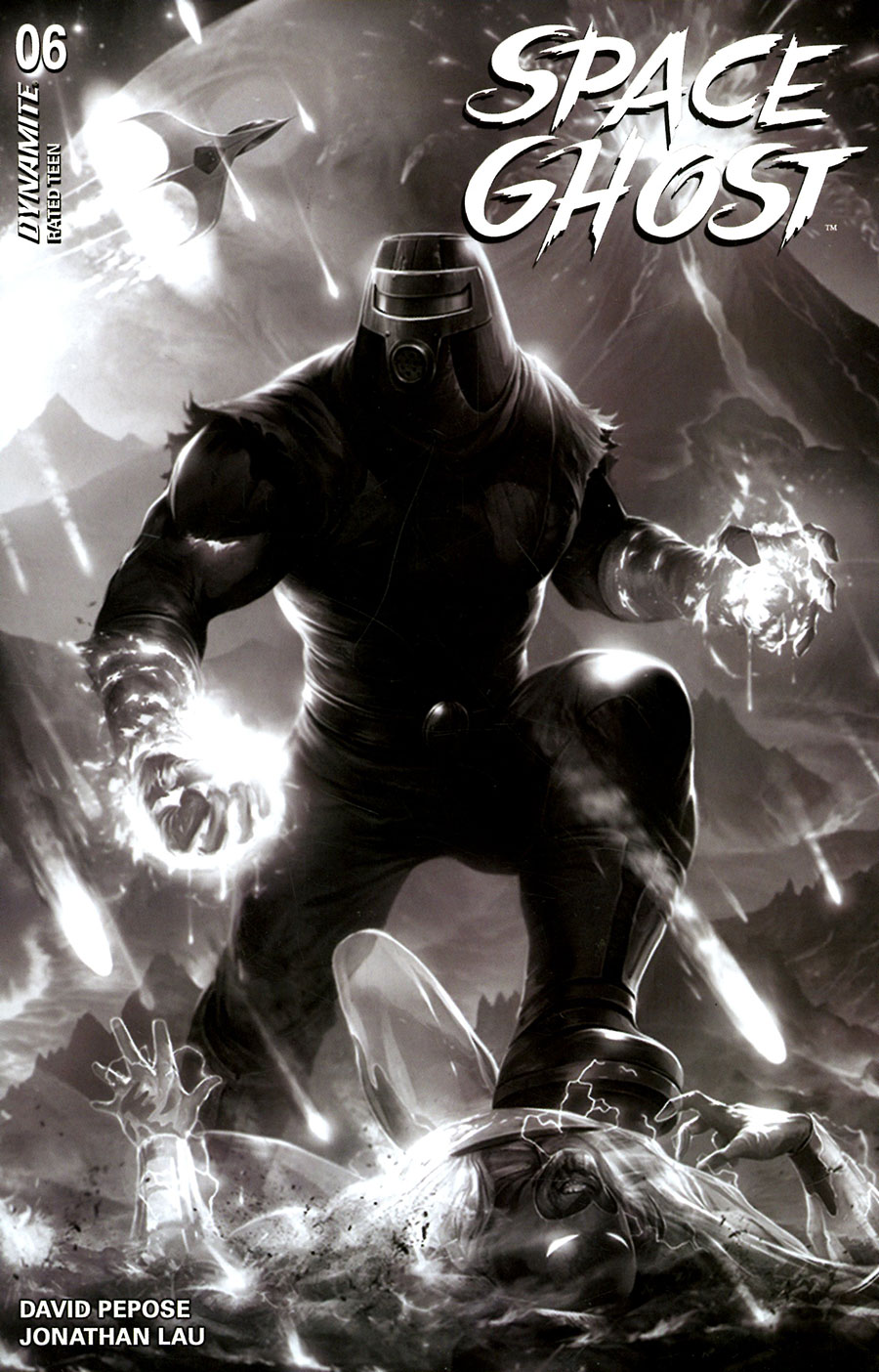 Space Ghost Vol 4 #6 Cover P Incentive Francesco Mattina Black & White Cover