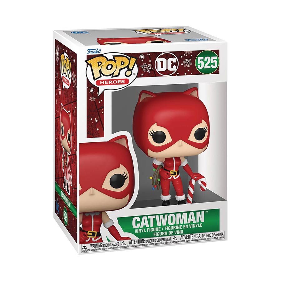 POP Heroes DC Comics Holiday 2024 Catwoman Vinyl Figure