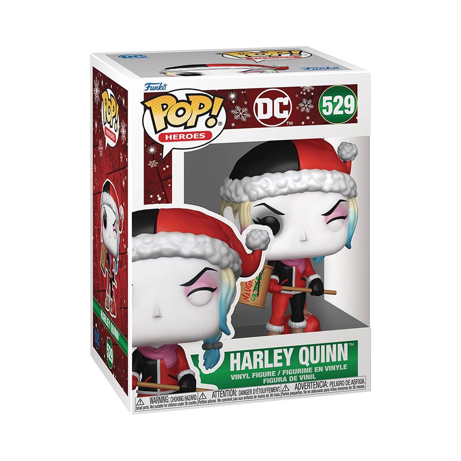 POP Heroes DC Comics Holiday 2024 Harley Quinn Vinyl Figure