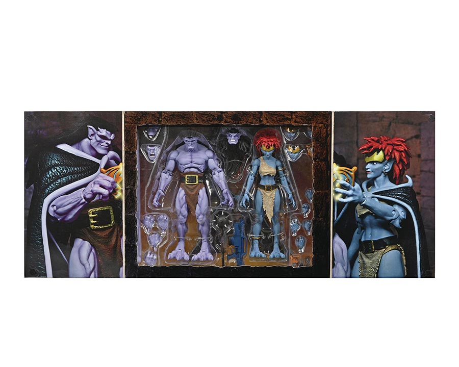 Gargoyles Ultimate Goliath & Demona 2-Pack 7-Inch Action Figure