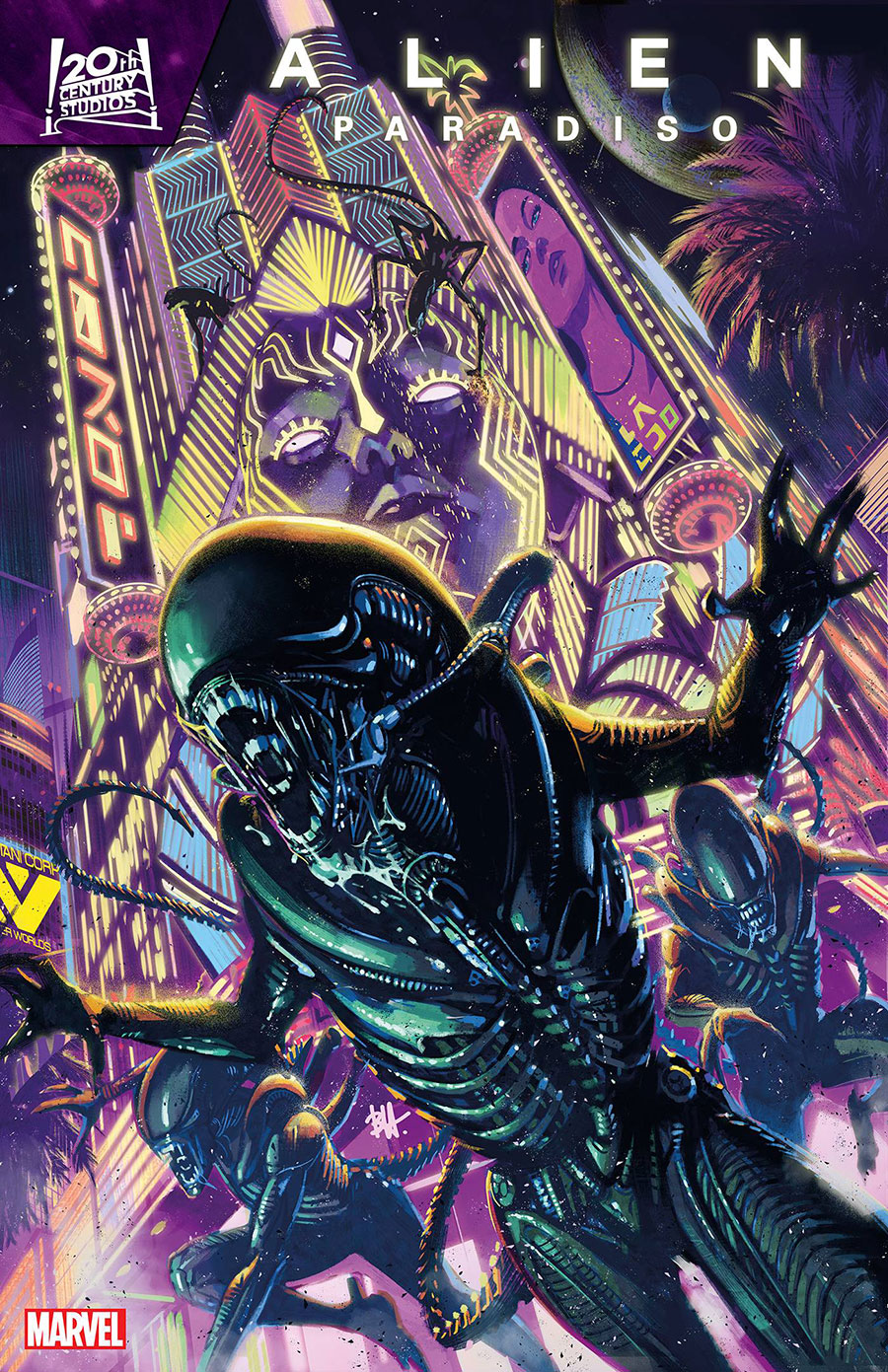 Alien Paradiso #1 Cover B Variant Ben Harvey Cover