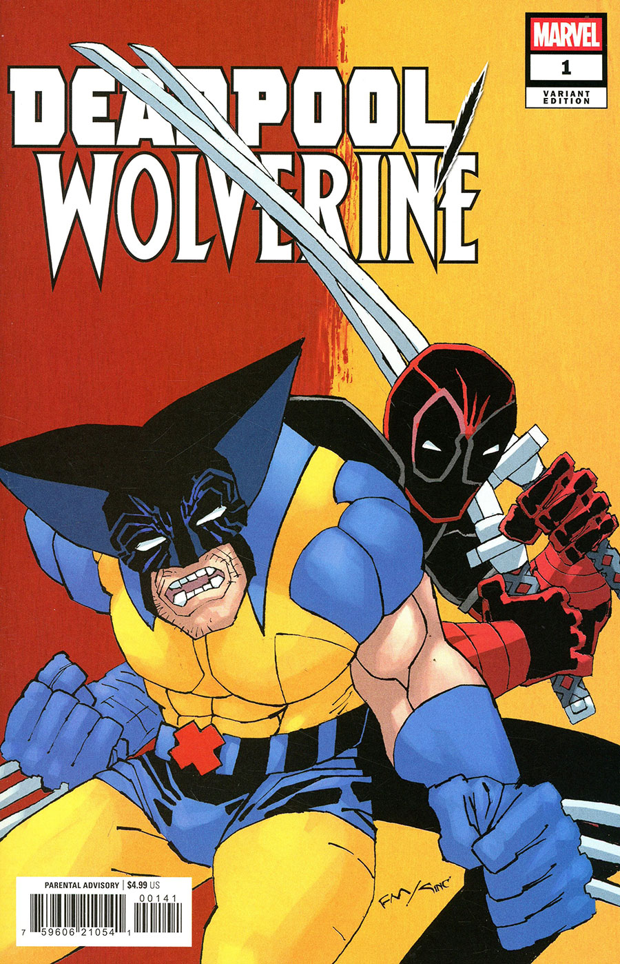 Deadpool Wolverine #1 Cover D Variant Frank Miller Cover