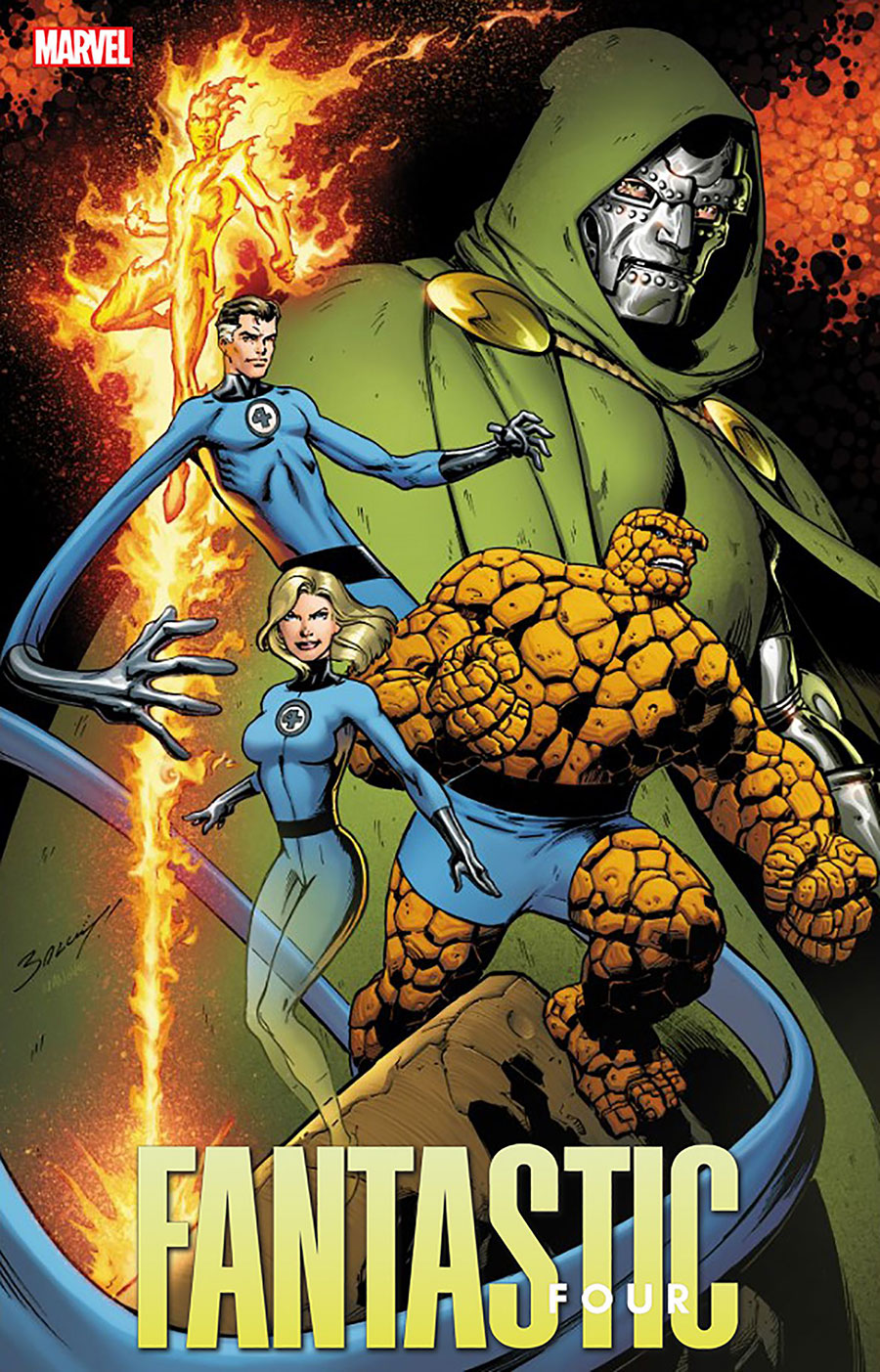 Fantastic Four Vol 7 #27 Cover E Variant Mark Bagley Cover