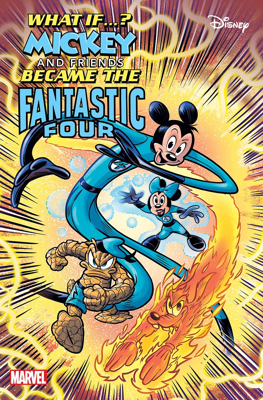 Marvel & Disney What If Mickey And Friends Became The Fantastic Four #1 (One Shot) Cover A Regular Lorenzo Pastrovicchio Cover